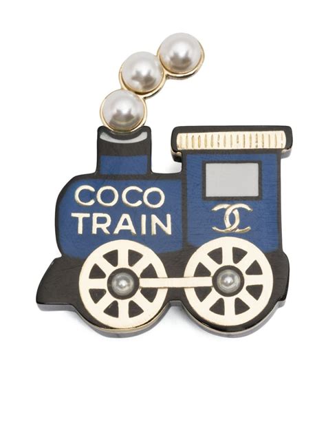 chanel coco train pin|Chanel pins brooches faux.